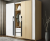 Möbelgriff Largo – moderner, loftiger und minimalistischer Griff in Schwarz oder Champagnergold. Größen 128, 192, 256, 320 und 800 mm. Ideal für Küchen- und Badmöbel, Kommoden, Schränke und Garderoben – egriffe.at