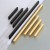 Möbelgriff Avalos – schlichter linearer Griff in Schwarz oder gebürstetem Gold. Modern, erhältlich in 96, 128, 160, 320, 546 und 960 mm – egriffe.at