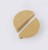 Möbelgriff Gozo – halbrunder dekorativer Griff in Gold, Champagner und Schwarz, erhältlich in 78 mm und 95 mm – egriffe.at