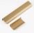 Möbelgriff Antonio – Kantengriff mit ergonomisch abgerundeter Front in gebürstetem Gold, Kaffeegold, Schwarz, Weiß und Grau. Ideal für moderne Küchen- und Wohnmöbel – egriffe.at