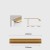 Möbelgriff Antonio – Kantengriff mit ergonomisch abgerundeter Front in gebürstetem Gold, Kaffeegold, Schwarz, Weiß und Grau. Ideal für moderne Küchen- und Wohnmöbel – egriffe.at