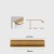 Möbelgriff Antonio – Kantengriff mit ergonomisch abgerundeter Front in gebürstetem Gold, Kaffeegold, Schwarz, Weiß und Grau. Ideal für moderne Küchen- und Wohnmöbel – egriffe.at