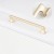 Eleganter gebürsteter goldener Maceo-Möbelgriff für Schränke mit einer Länge von 160 mm