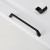 Länglicher Amarito-Möbelgriff in Sand-Schwarz mit 160 mm Lochabstand