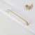 Länglicher Amarito-Möbelgriff in Sand-Gold mit 160 mm Lochabstand