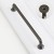 Möbelgriff Grillo – eleganter länglicher Griff und sechseckiger Knopf für Schränke und Schubladen in gebürstetem Gold, Schwarz, gebürstetem Nickel und Perlgrau – egriffe.at.