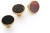 Möbelknopf Santa – farbige runde Knöpfe mit goldenem Rand für Schränke und Kommoden, dekorative Möbelgriffe, erhältlich im Shop egriffe.at