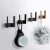 Wandhaken Martin – moderner doppelter Wandhaken für Bad und Flur, Aluminiumhaken in Schwarz, Mattbraun, gebürstetem Nickel, Perlgrau, gebürstetem Gold und ORB, erhältlich im Shop egriffe.at