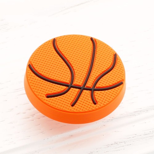 Pomarańczowa gałka meblowa Basketball w kształcie piłki do koszykówki do pokoju dziecka