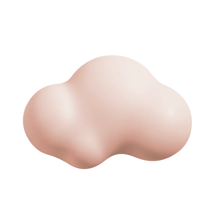 Uchwyt meblowy Cloud w kształcie pastelowej chmurki, idealny do pokoju dziecka, przedszkola lub żłobka. Kolory: różowy, zielony, niebieski, biały. Miękkie, bezpieczne krawędzie i dziecięcy, skandynawski styl