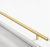 Möbelgriff Alma – schlichter zylindrischer T-Bar-Griff in Gold, Champagnergold oder Schwarz, passend für moderne und klassische Interieurs. Viele Größen für Kommoden, Schränke, Garderoben und Badmöbel.